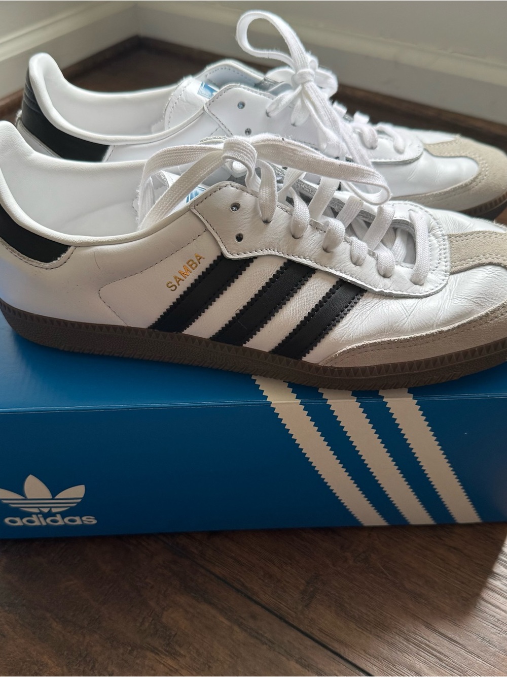 Adidas Samba OG Sneakers - White and Black - Picture 4 of 7